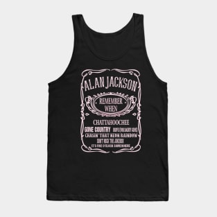 Alan Jackson Best Of Design Tank Top